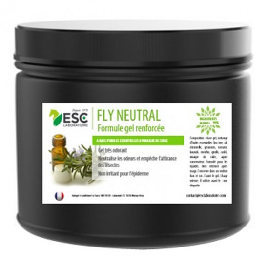 Esc laboratoire fly neutral gel à base d’huiles essentielles 500ml