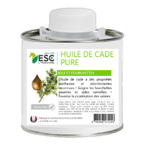 Esc laboratoire huile de cade pure sole et fourchettes 500g