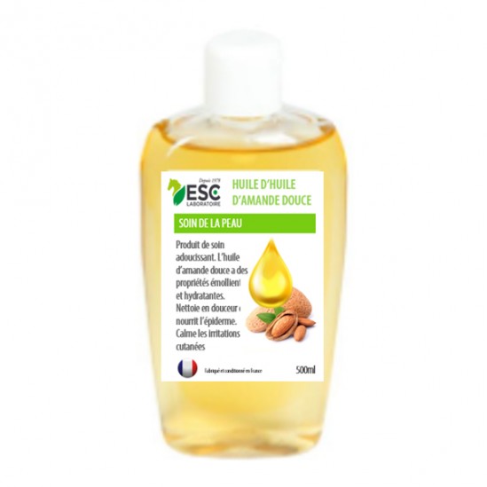 Esc laboratoire huile d'amande douce soin de la peau 500ml