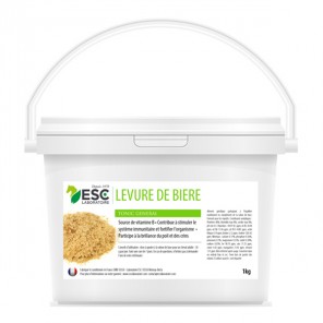 Esc laboratoire levure de bière flore intestinale cheval 1kg