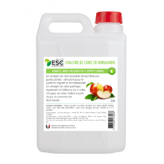 Esc laboratoire vinaigre de cidre de normandie 2,5L