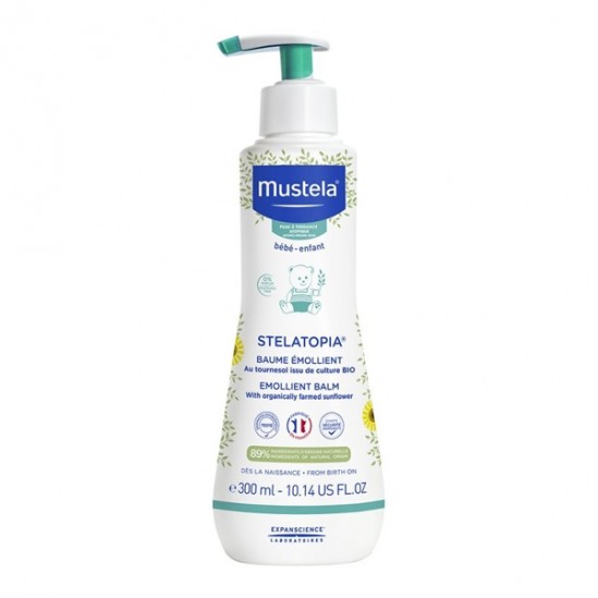 Mustela stelatopia baume émollient au tournesol bio 300ml