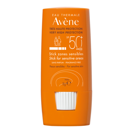 Avène solaire stick zones sensibles spf 50+ 8g