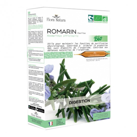 Flora natura romarin digestion bio 20 ampoules