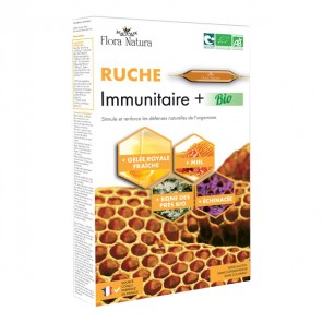 Flora natura la ruche immunitaire + bio 10 ampoules