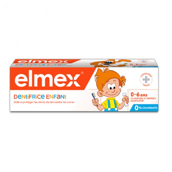 Elmex dentifrice enfant 0-6ans 50ml