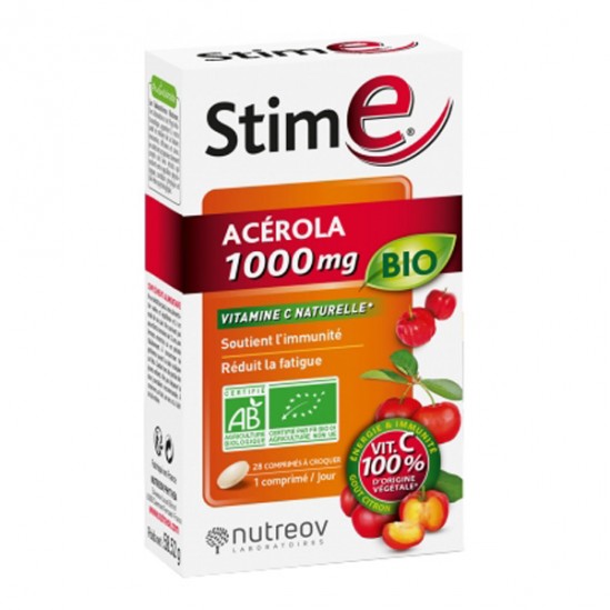 Nutreov stim E acérola 1000 bio 28 comprimés