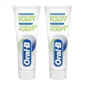 Oral-b dentifrice gencives purify nettoyage intense 2x75ml