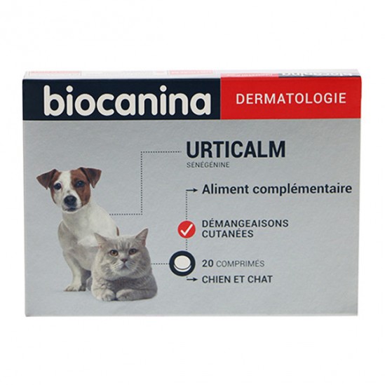 Biocanina urticalm chien et chat 20 comprimés