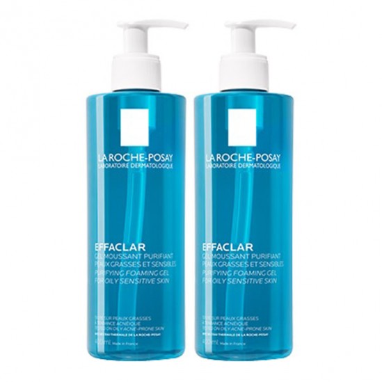 La roche posay effaclar gel moussant purifiant duo 400ml