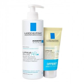 La roche-posay lipikar AP+M baume relipidant 400ml + huile lavante