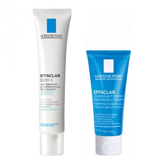 La roche-posay effaclar duo(+) anti-imperfections + gel moussant