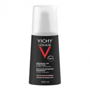 Vichy Homme Déodorant Vaporisateur Ultra-Frais 100ml