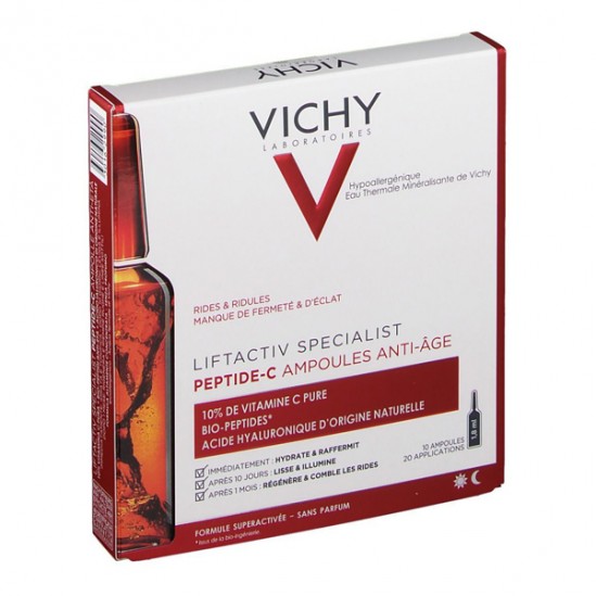 Vichi liftactiv specialist peptide-c ampoules anti-âge liftactiv 10 x 1,8ml