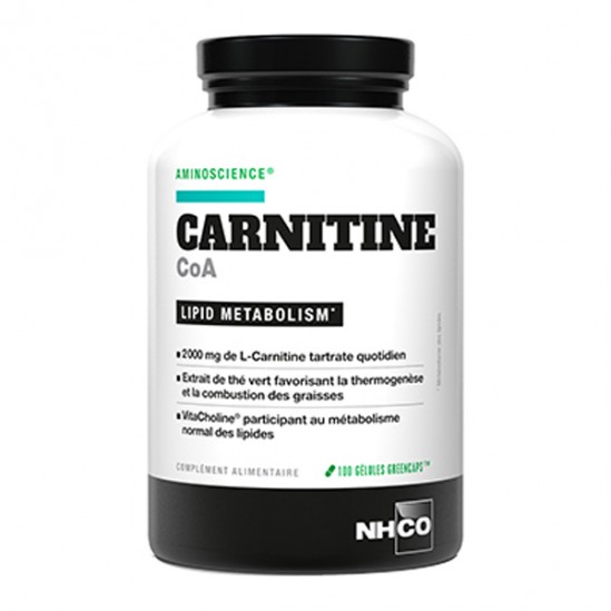 Nhco carnitine lipid metabolism 100 gélules