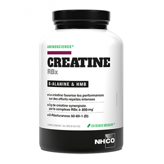 Nhco creatine rbx b-alanine & HMB 120 gélules