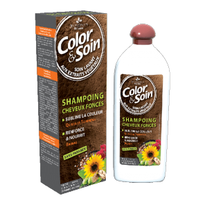 Les 3 chênes shampoing cheveux colorés foncés 250ml