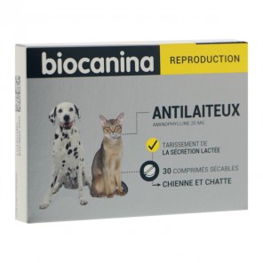 Biocanina antilaiteux chienne et chatte 30 comprimés