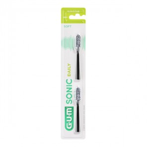 Gum recharges sonic daily brosse à dents noir