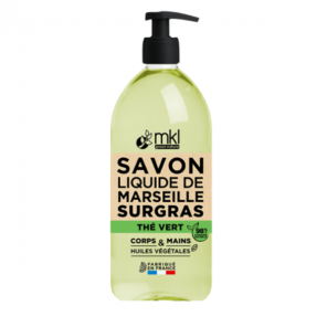 Mkl savon liquide de marseille thé vert 1 litre