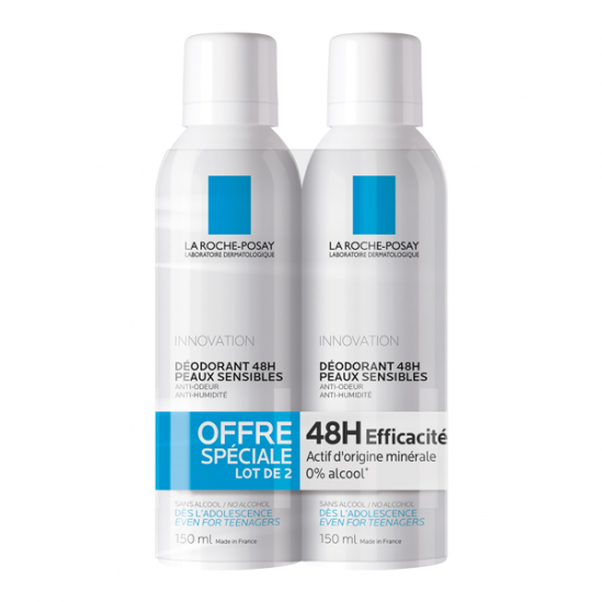 La Roche Posay déodorant 24h 2 x 150ml