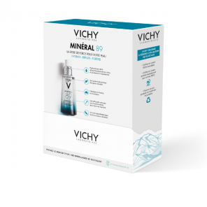 Vichy Coffret Minéral 89 soin hydratant fortifiant et repulpant à l'acide hyaluronique 50ml