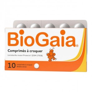 Biogaia 30 comprimés à croquer arôme citron