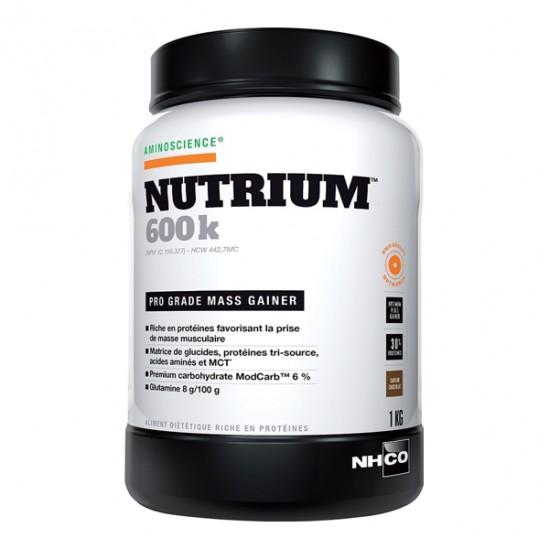 Nhco Nutrium 600k Prise de Masse 1 kg