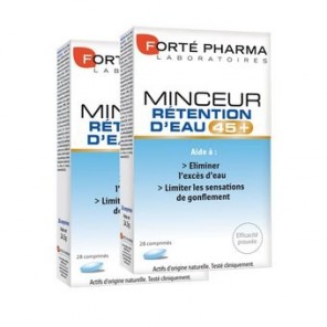 Forté pharma minceur retention d'Eau 45+ duo 28 comprimés