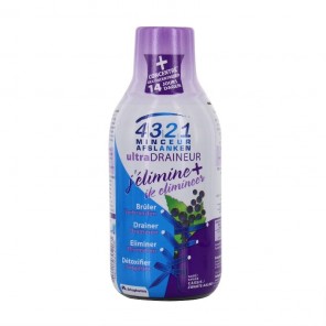 Arkopharma 4321 minceur ultra draineur concentré cassis 280ml