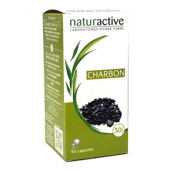 Naturactive charbon complément alimentaire boite 60 gélules