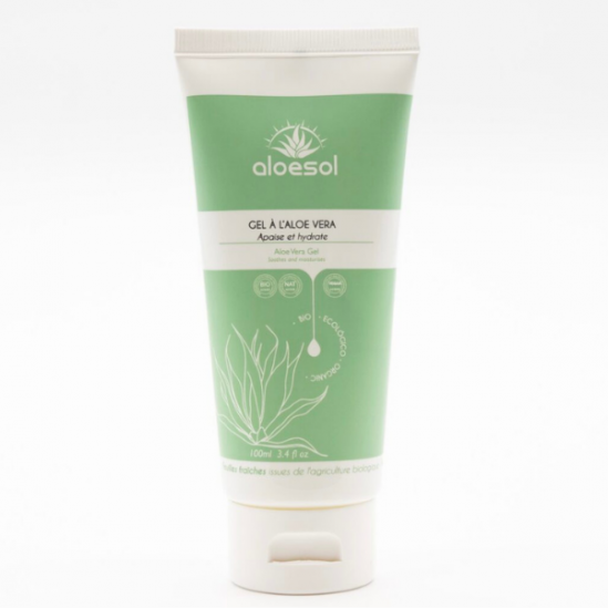 Aloesol Gel 98% Aloe Vera bio et hydratant 100ml