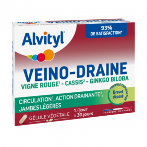 Alvityl Veino-Draine 30 Gélules