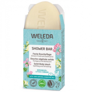 Weleda Douche Végétale Solide Savon Géranium & Litsea Cubeba