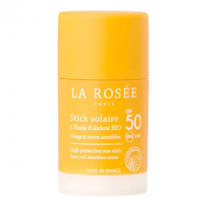 La rosée Stick solaire à l’huile d’abricot BIO SPF50 - 15ml