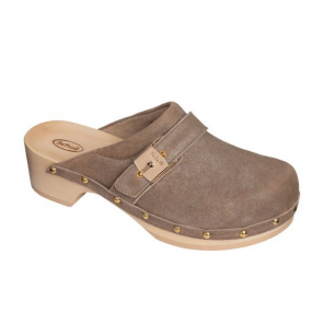 Scholl pescura clog 50 suède beige Taille 40