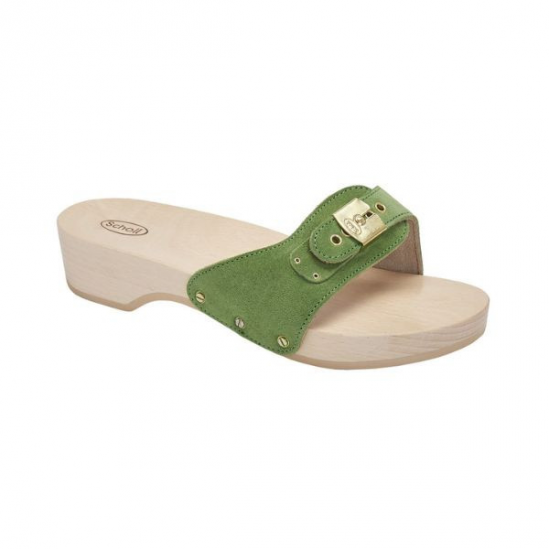 Scholl pescura heel suède 4 green Taille 37