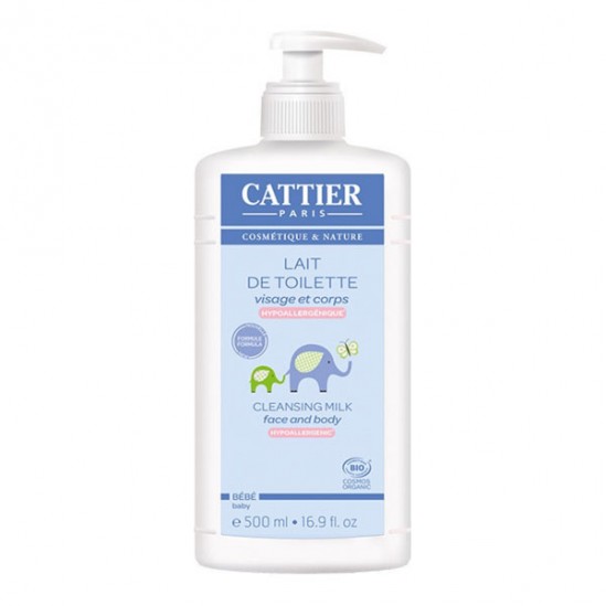 Cattier Bébé Lait de Toilette 500 ml