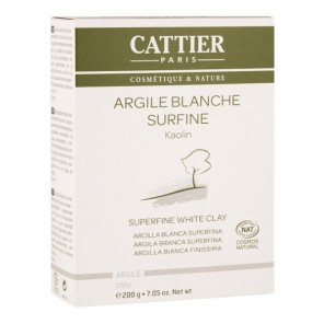 Cattier argile blanche surfine kaolin 200g