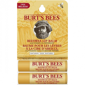 Burt's Bees Baume À Lèvres Hydratant, Lot De Deux À la Cire D’Abeille