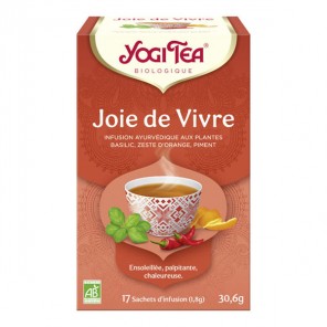 Yogi tea tisane ayur joie de vivre 17 sachets