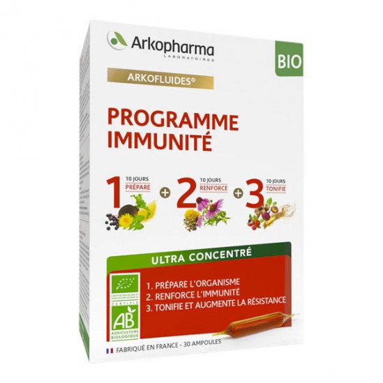 Arkopharma arkofluides programme immunité