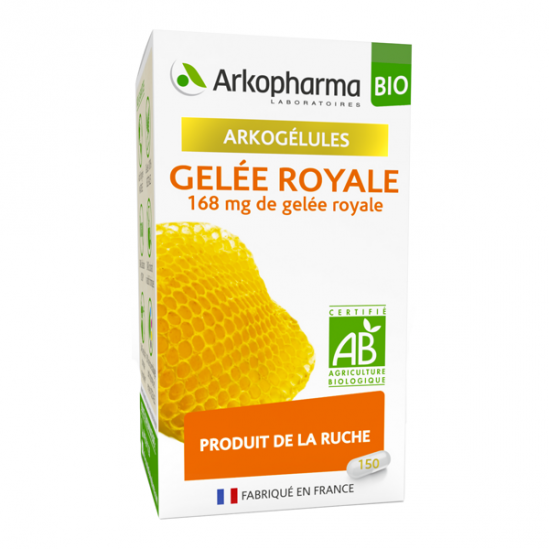 Arkopharma arkogélule gelée royale bio 150 gélules