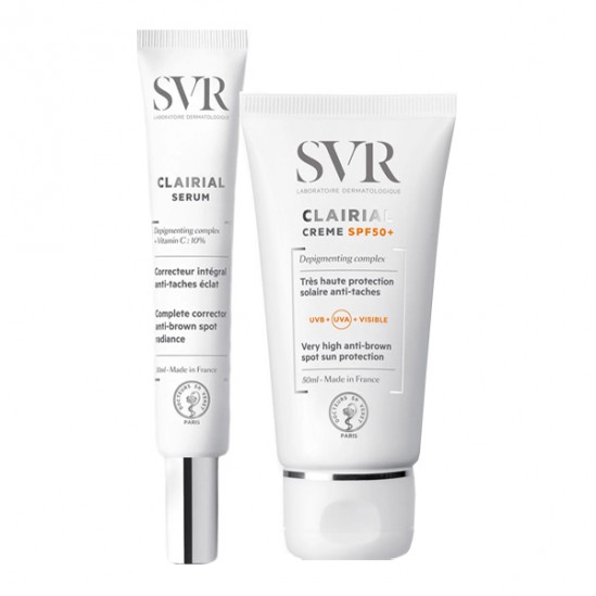 Svr coffret clairial sérum 30ml + clairial spf50+ 50ml