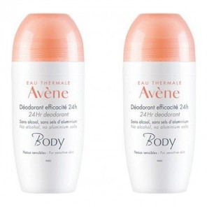 Avène body déodorant efficacité 24h 2 x 50ml