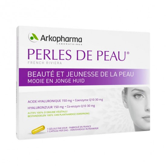 Arkopharma perles de peau acide hyaluronique Q10 30 capsules