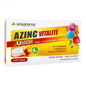 Arkopharma azinc vitalité junior gout cola 30 capsules