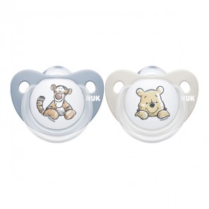 Nuk sucettes winnie l'ourson 6-18m lot de 2