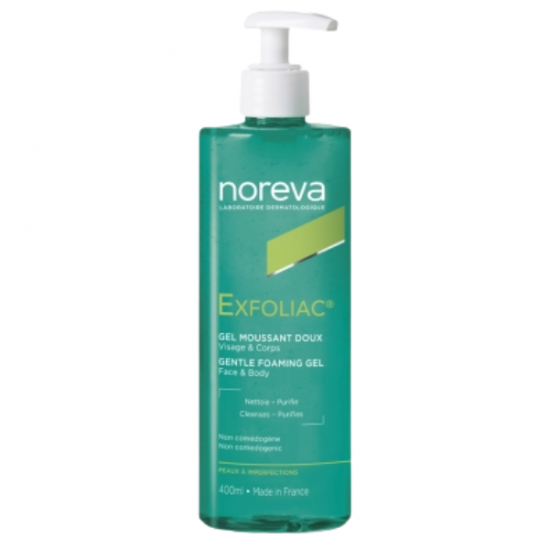 Noreva exfoliac gel moussant doux 400ml