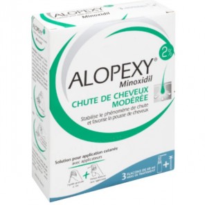 Alopexy 2% solution pour application cutanee 3X60ml